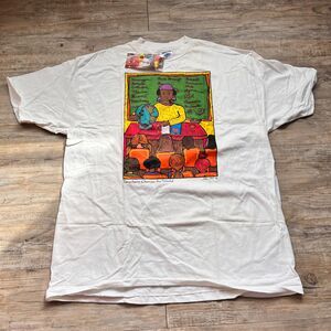 90s Kiki Suarez Single Stitch Teachers Change World Graphic Tee NWT XL